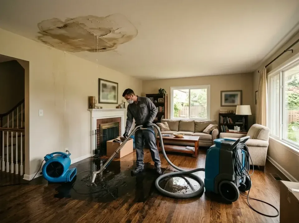 attic-pipe-burst-ceiling-drip-008 — frequently asked questions, Water Damage Restoration & Carpet Care in Germantown, OH